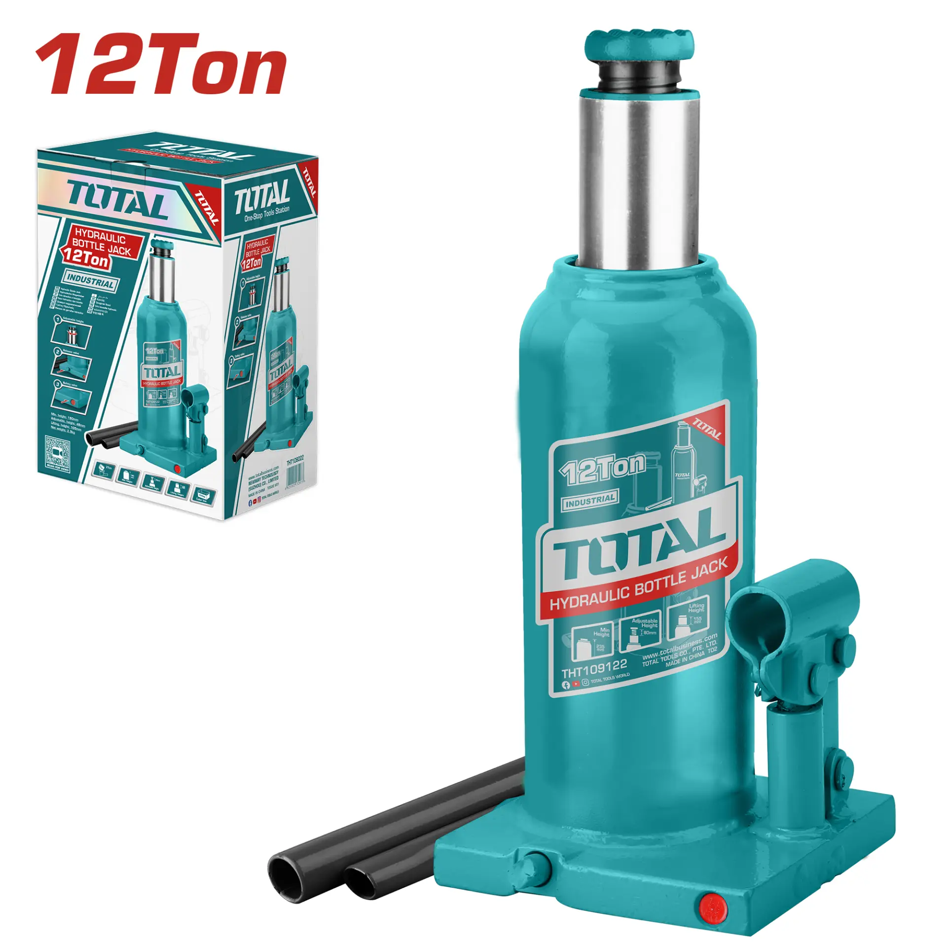Hydraulic bottle jack 12ton THT109122