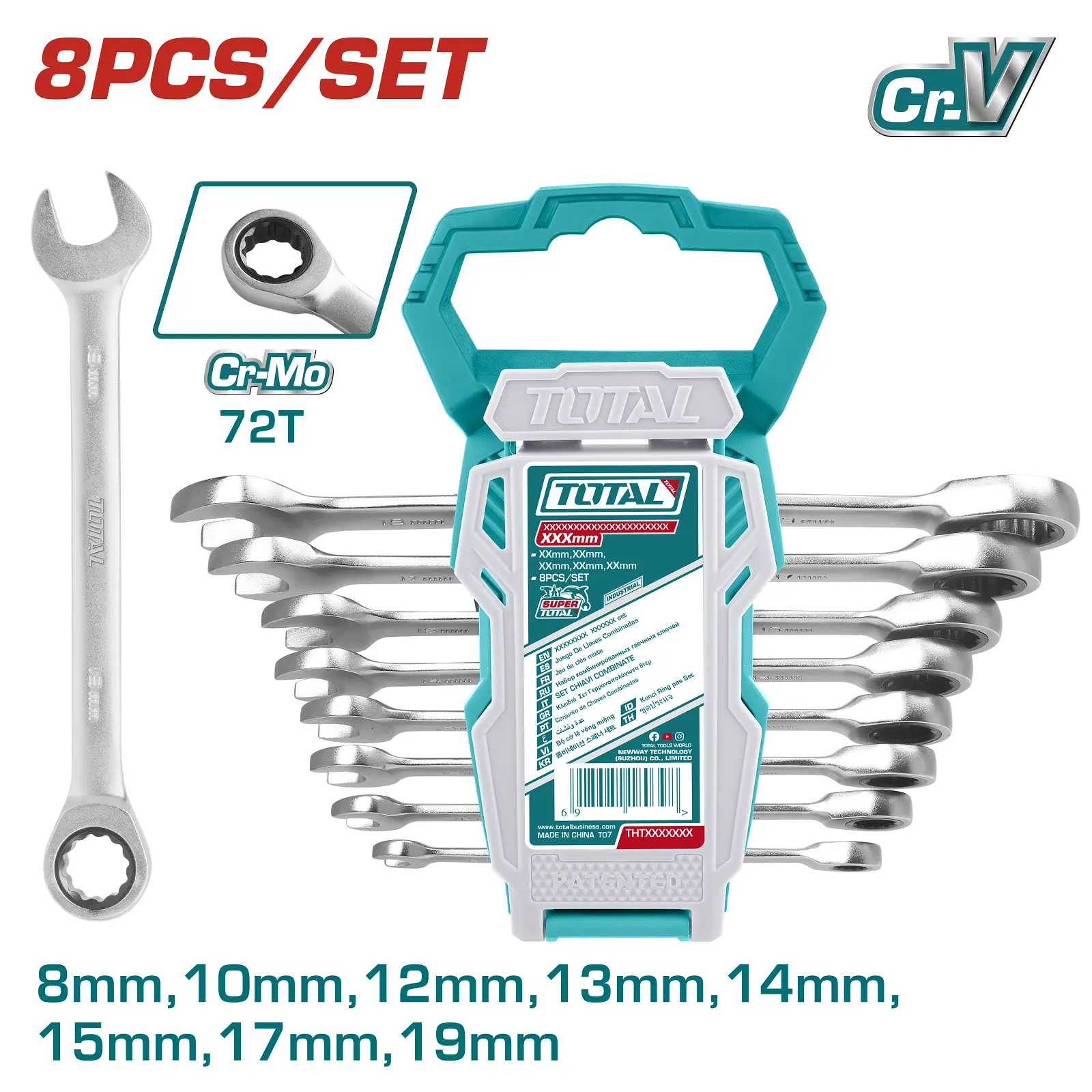 ratchet spanner 8 Pcs set THT102RK086