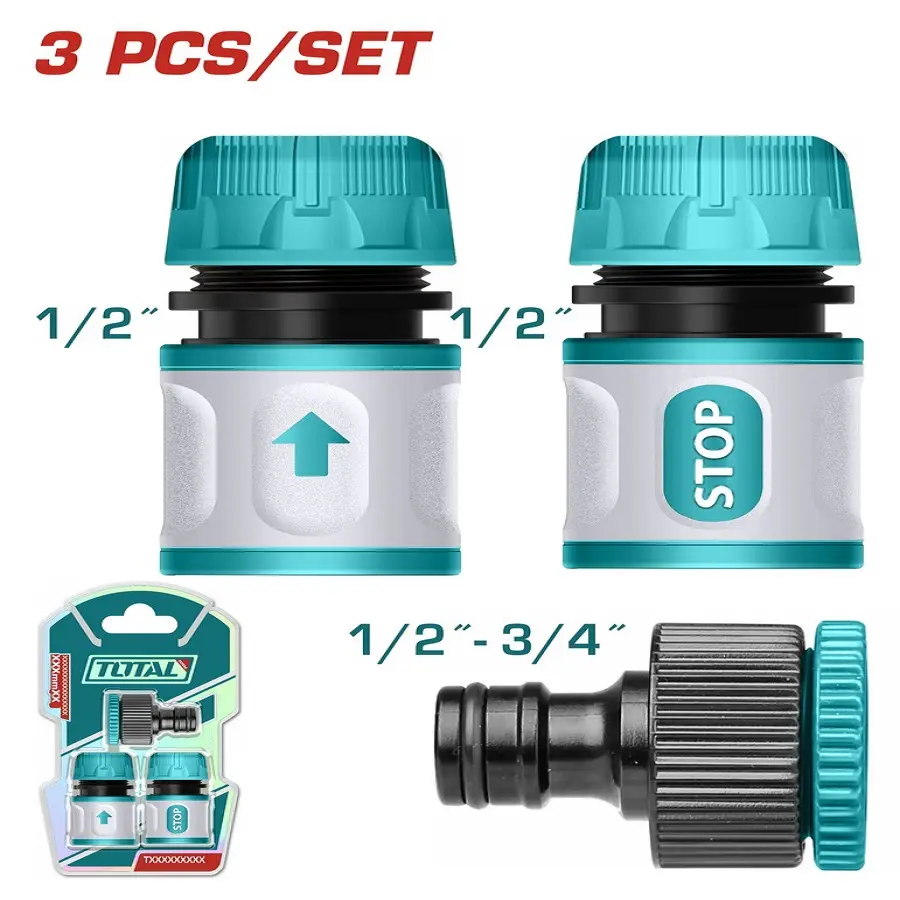 Hose quick connectors 3 pcs set THWS030301
