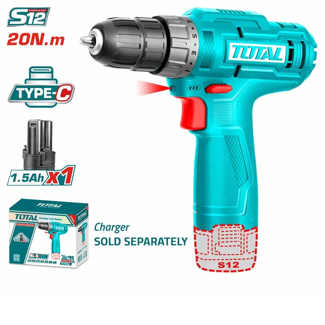 Lithium-ion cordless drill 12V TDLI12428