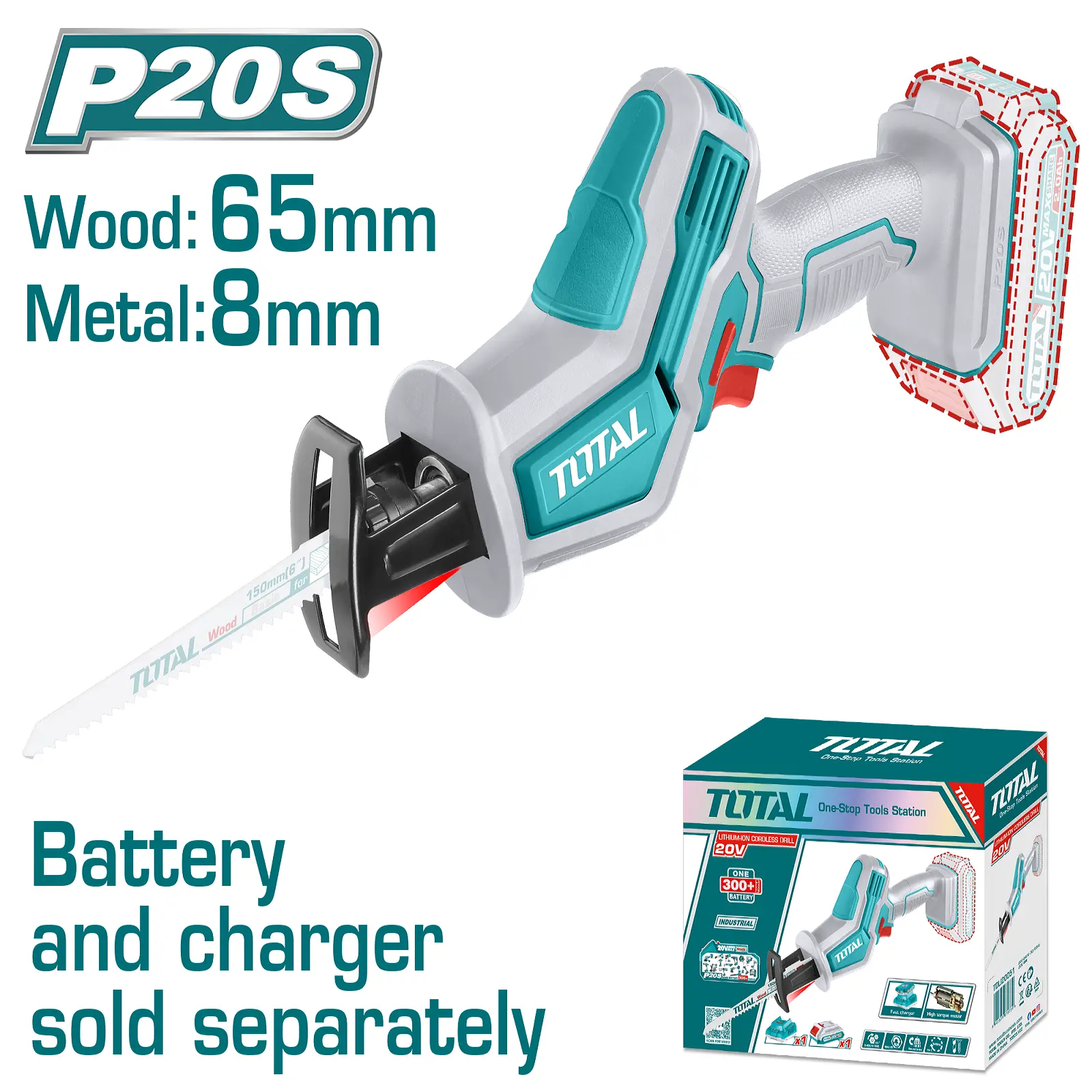 Cordless reciprocating saw TRSLI6506
