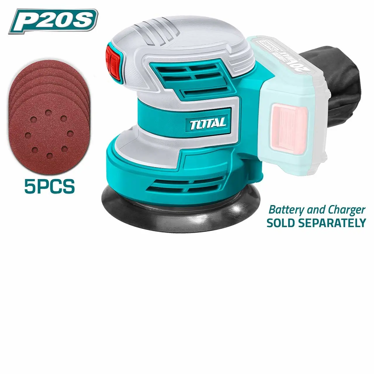 Lithium-Ion random orbit sander TROSLI2001