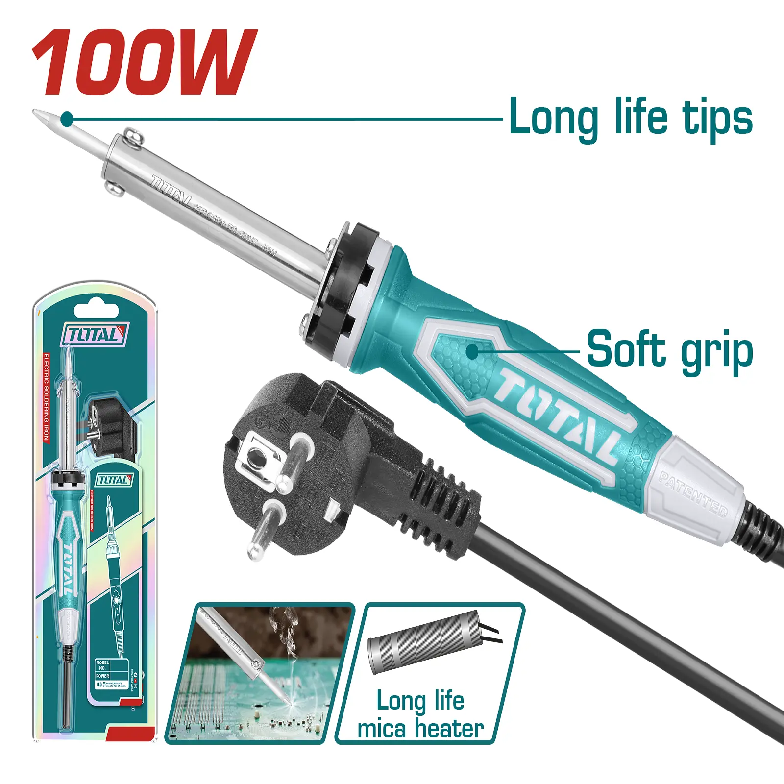 Electric soldering iron 100W TET10006