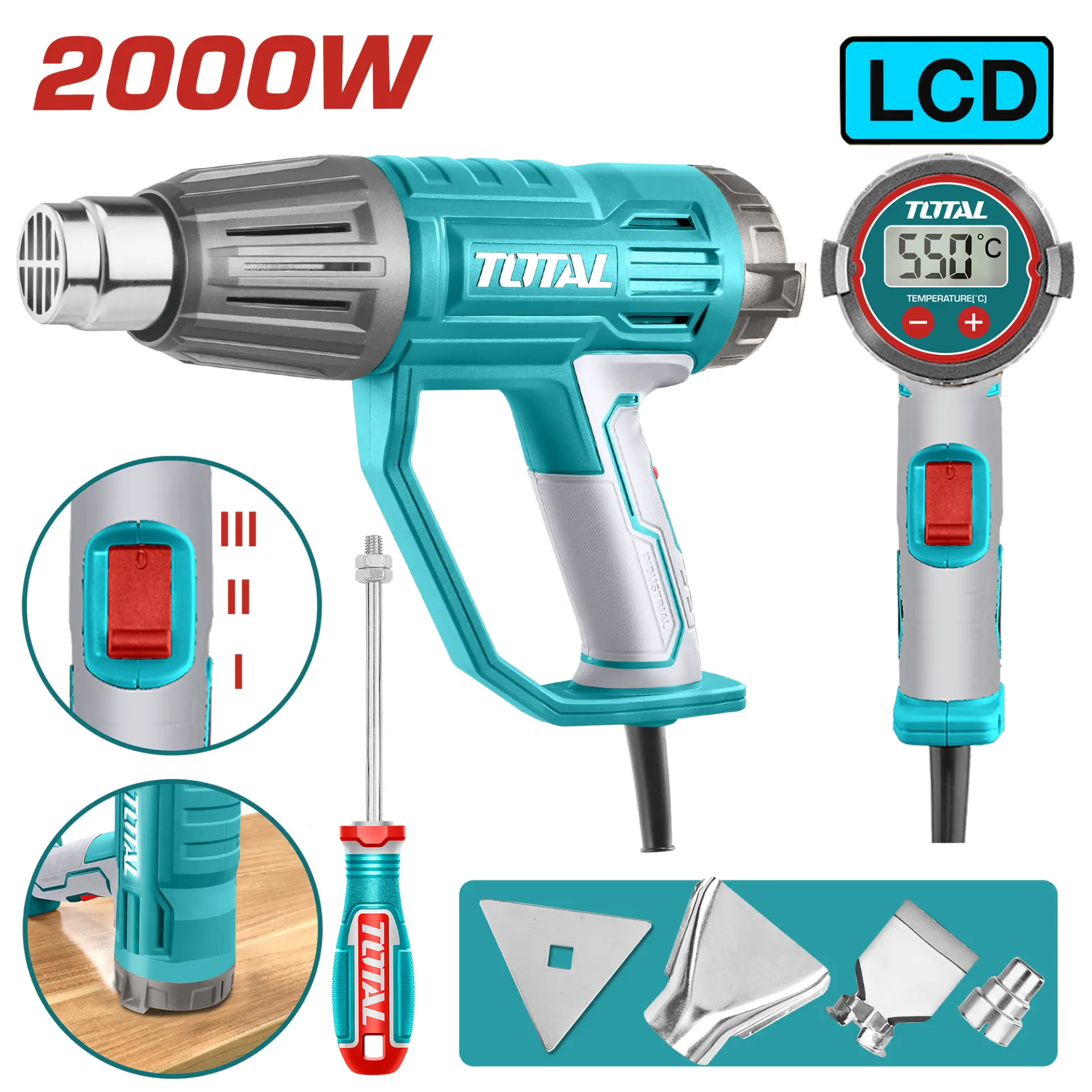 Heat gun 2000W TB20056