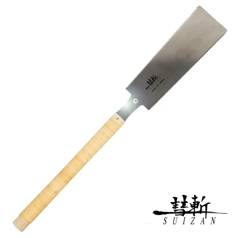 SUIZAN Japanese Pull Saw Hand Saw 9-1/2 Ryoba ( Double Edge ) JS001