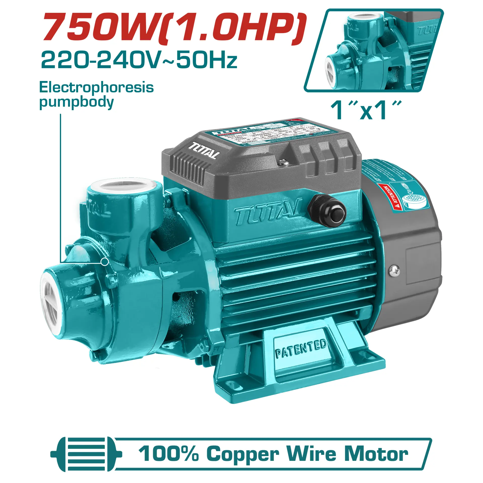 Water pump 1HP TWP17506