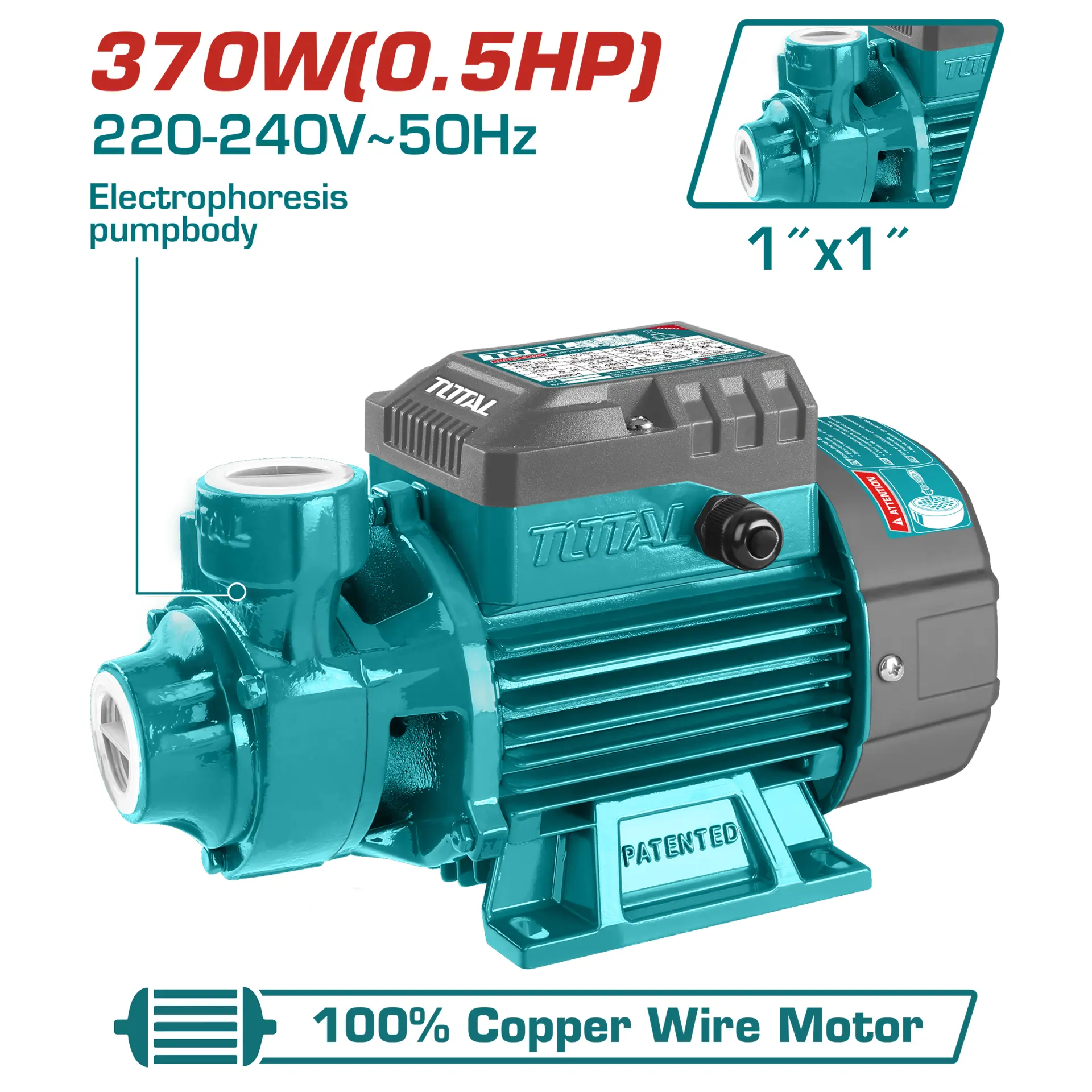 Water pump 0.5HP TWP13706