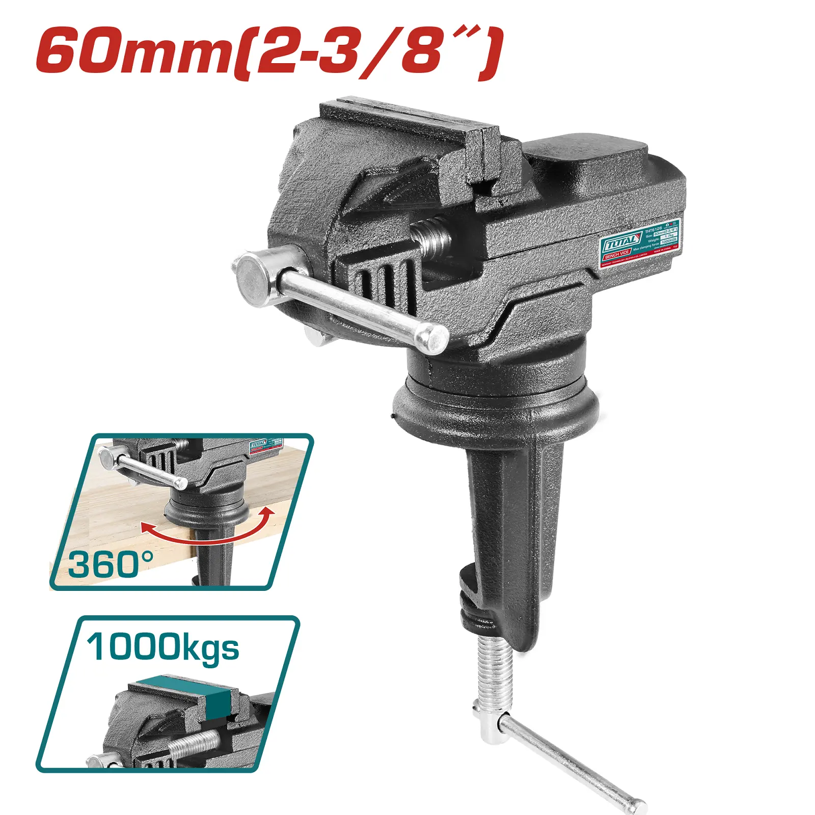 Bench vice 60mm THT6126