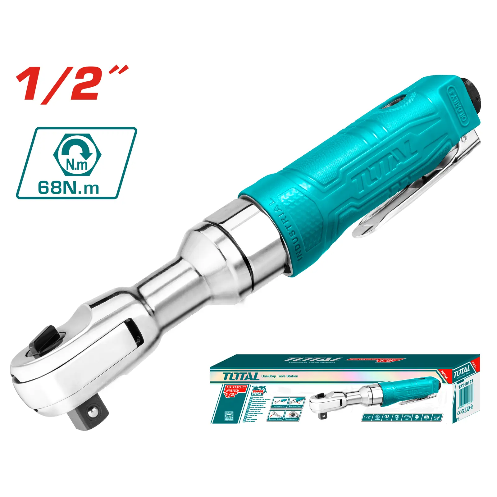 Air ratchet wrench 1/2" TAT10121