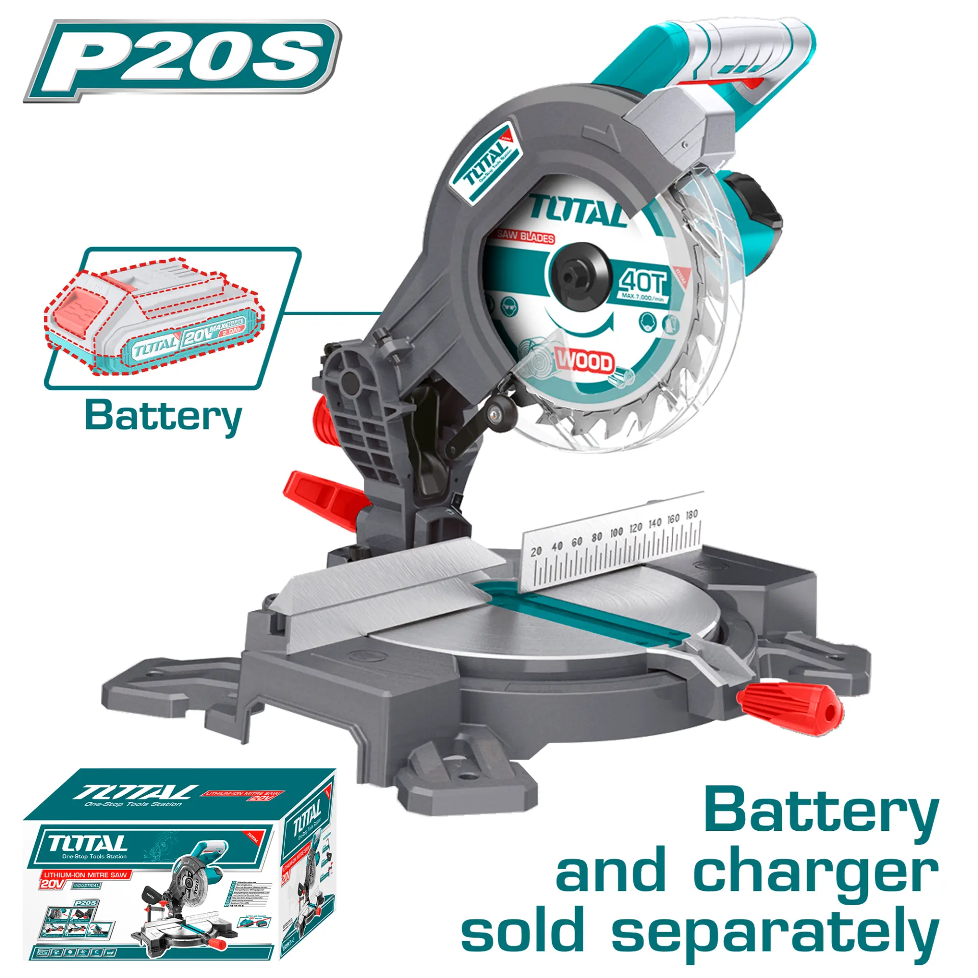 Lithium-Ion mitre saw TMS2001