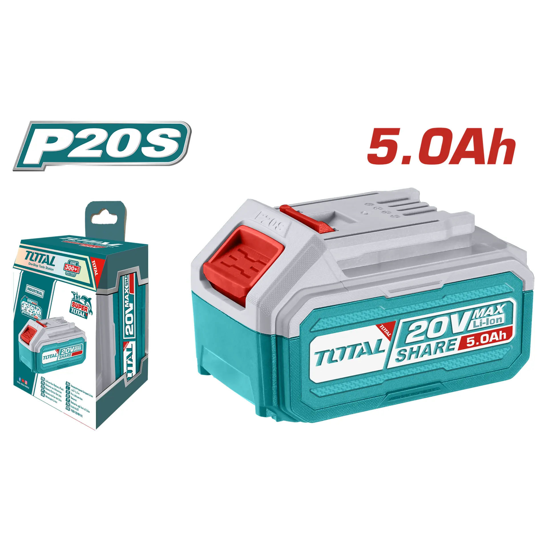 Lithium-ion battery pack 20V 5Ah TFBLI20531
