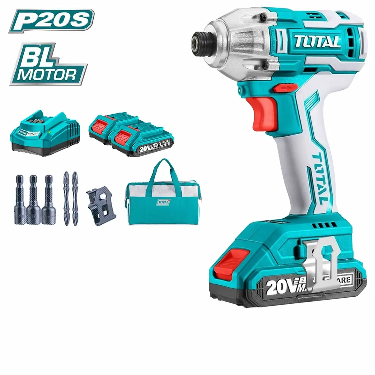 Lithium-Ion impact driver 20V TIRLI2002