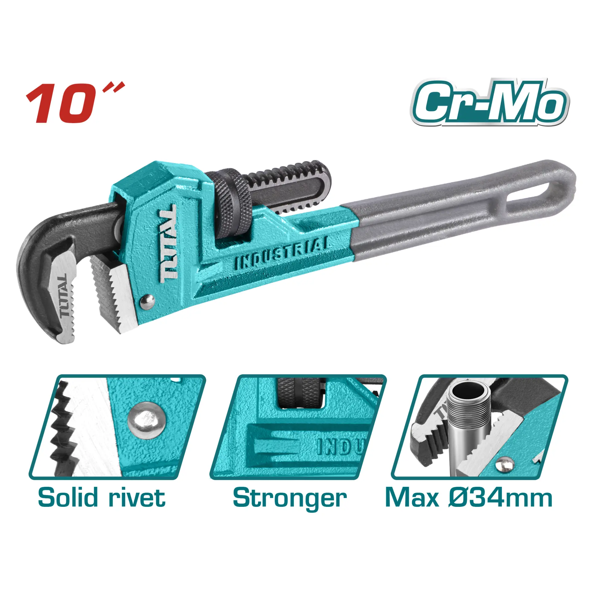 Pipe wrench 10" THT171006