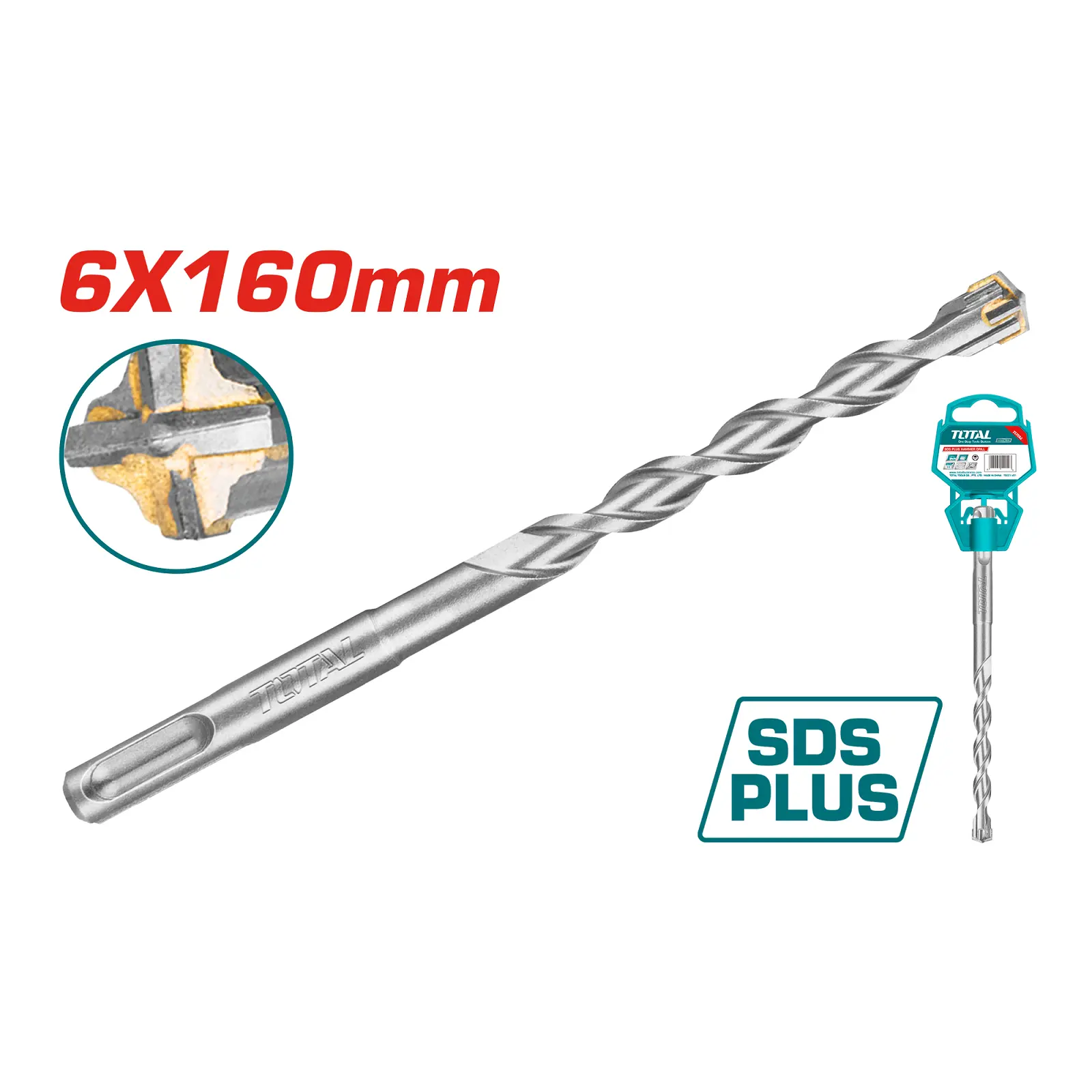 SDS plus hammer drill 6mmX160mm TAC310602