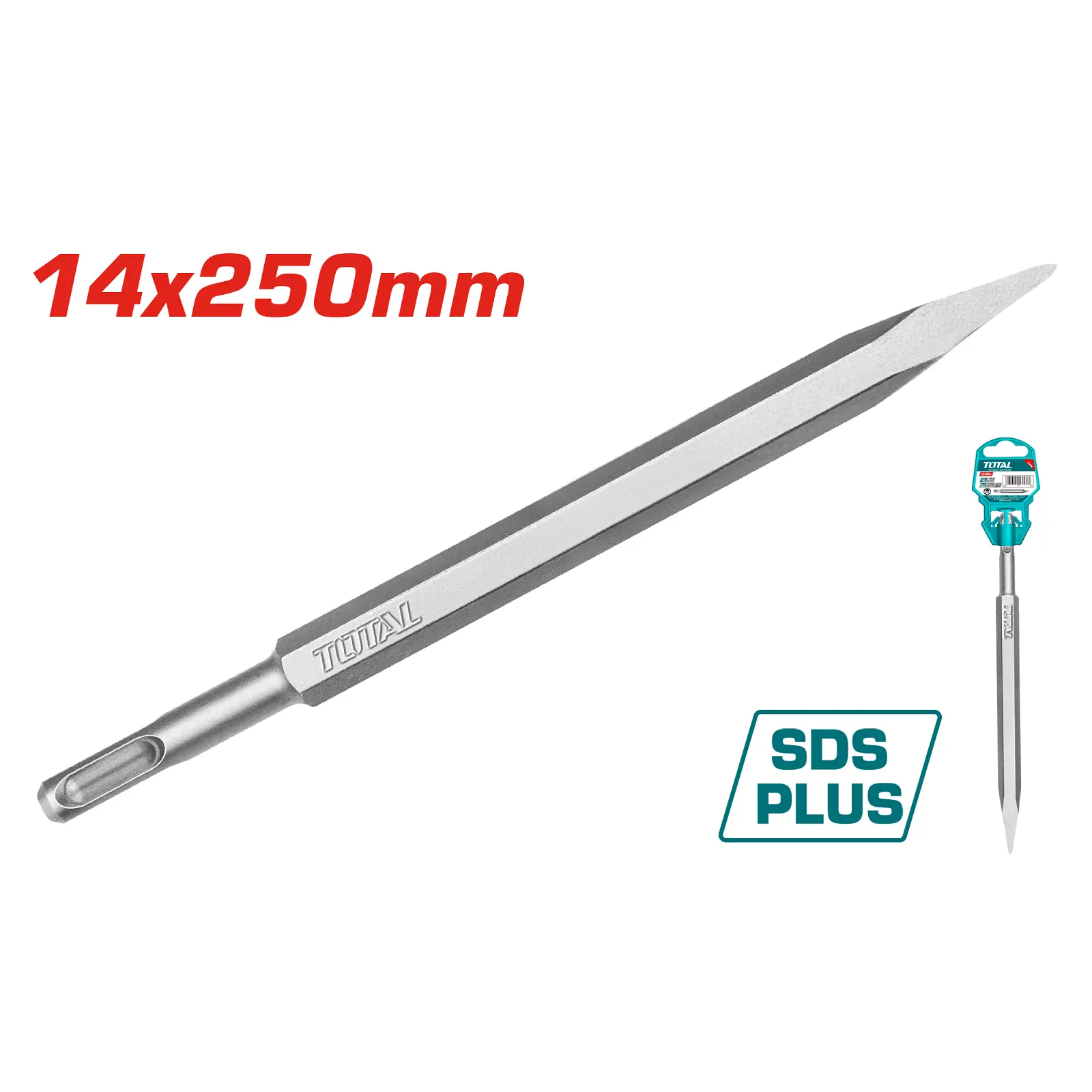 SDS plus pointed chisel 14X250mm TAC1511141