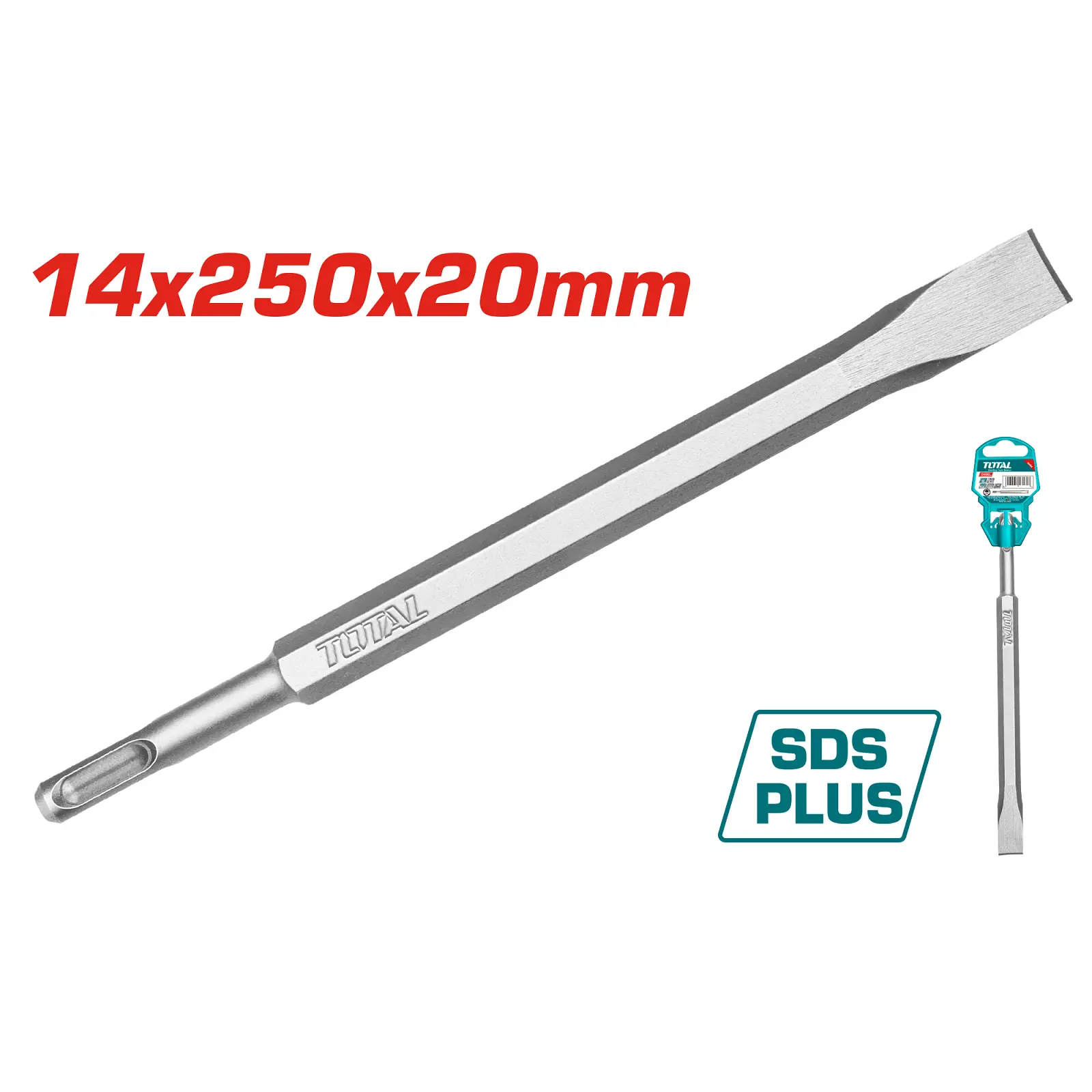 SDS plus flat chisel 14X250mm TAC15121411