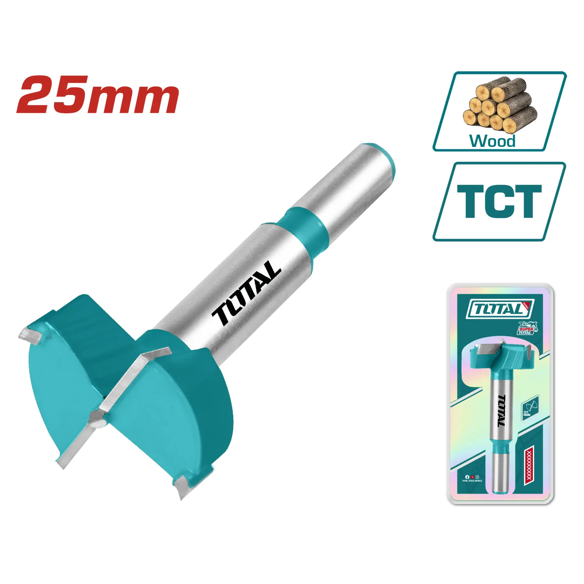 Forstner drill bits 25mm TAC180251