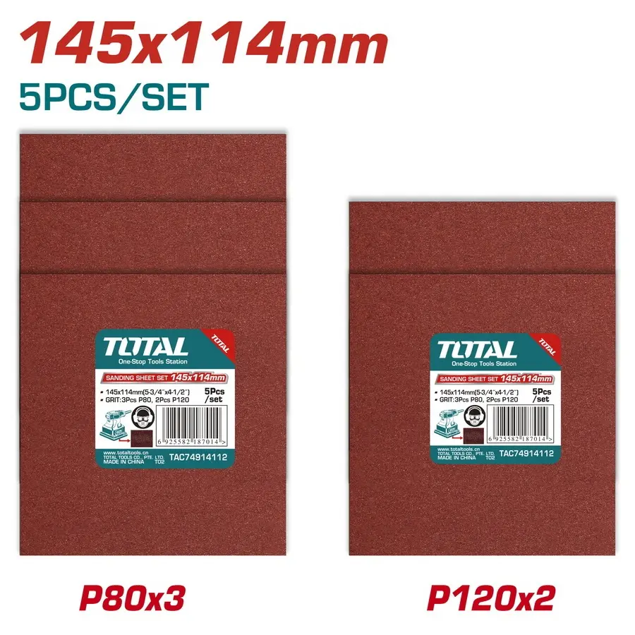 Sanding sheet 5pcs set TAC74914112