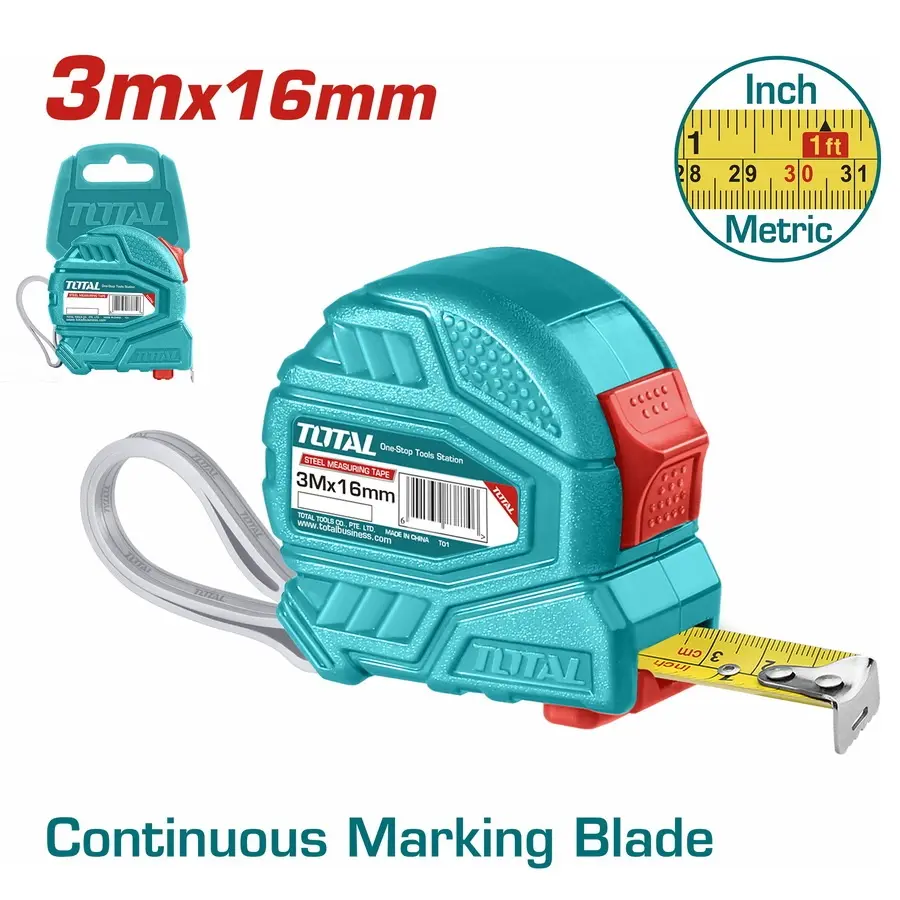 Steel measuring tape 3mtr TMT126331