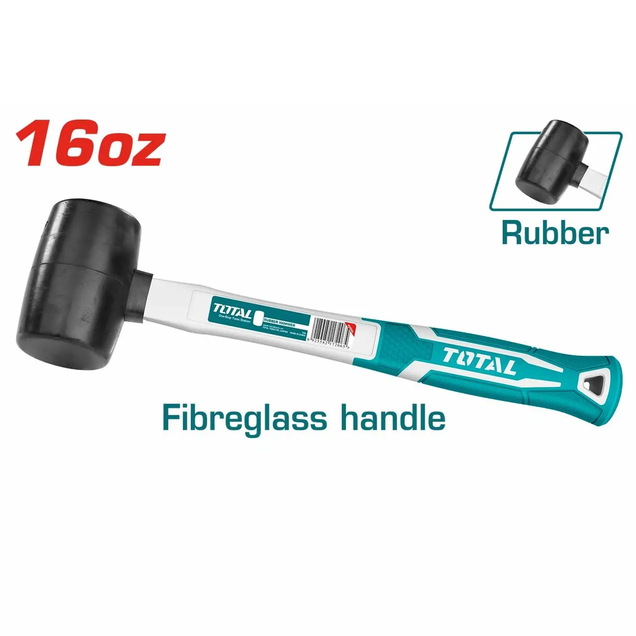 Rubber hammer 16oz THT761616