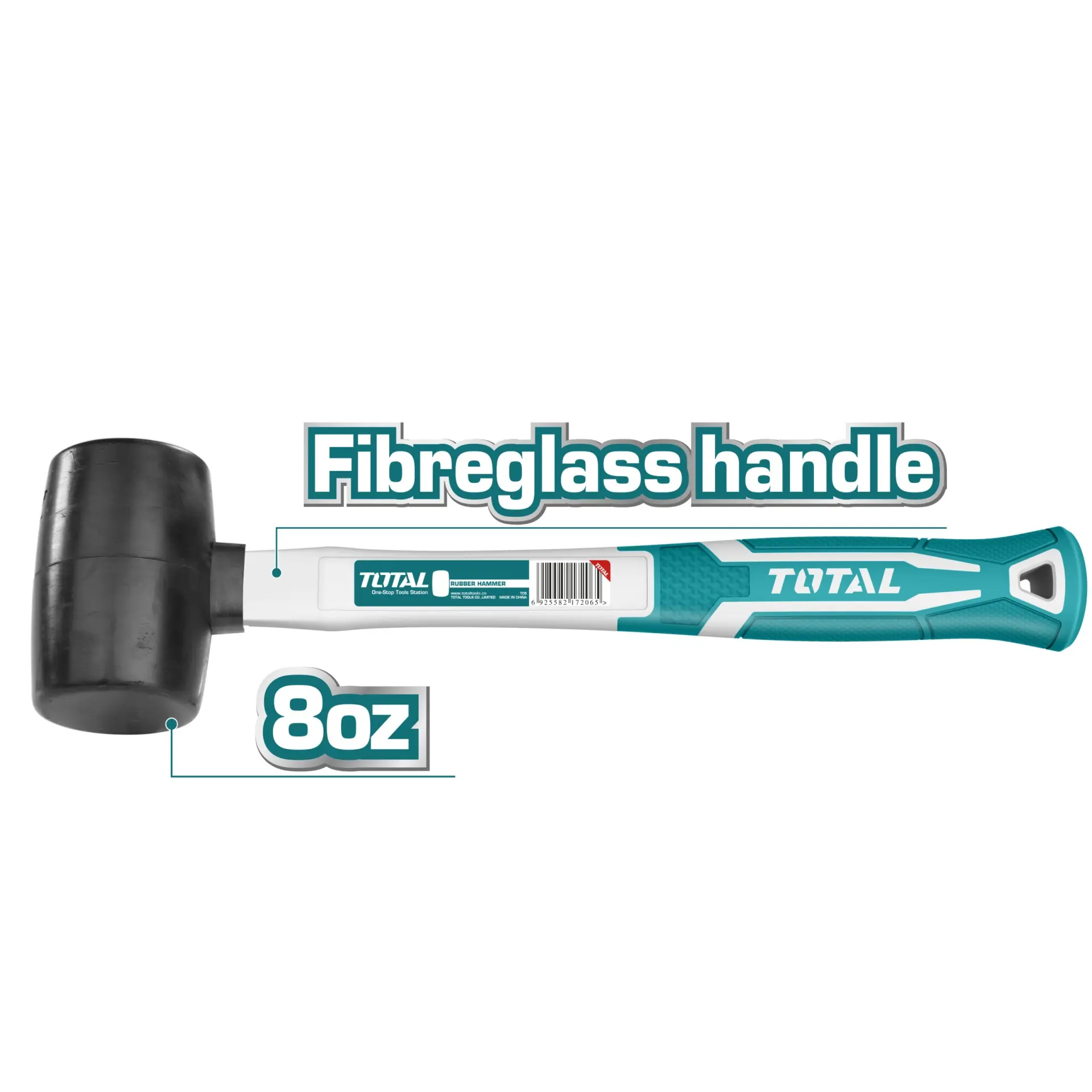 Rubber hammer 8oz THT76816