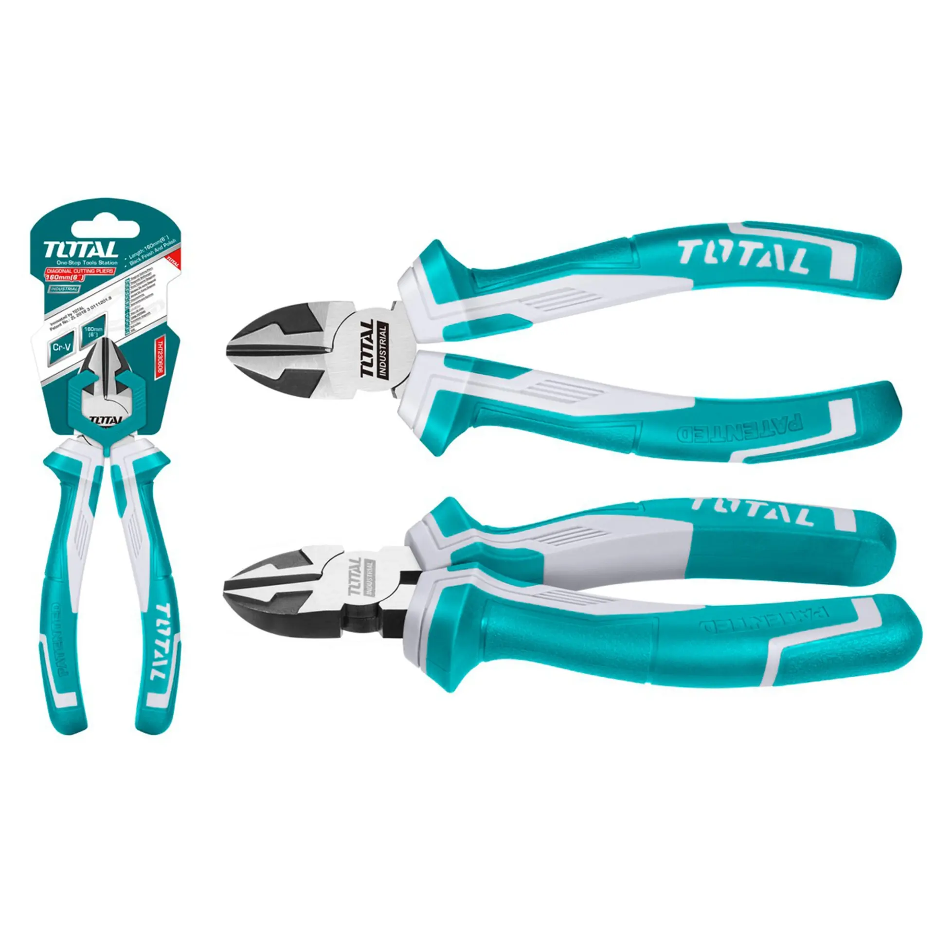 Diagonal cutting pliers CRV 180mm THT230706