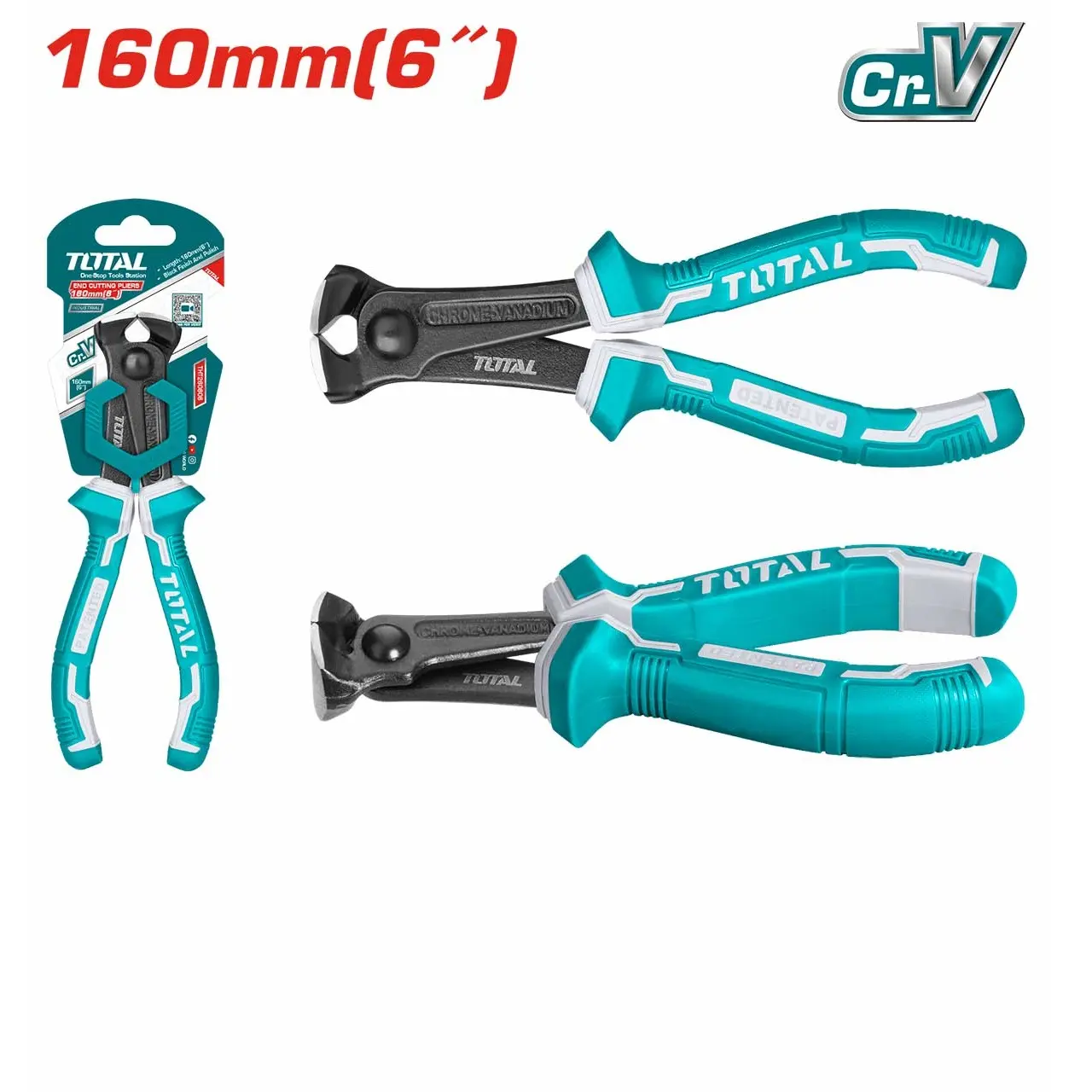 End cutting pliers CRV 160mm THT260606