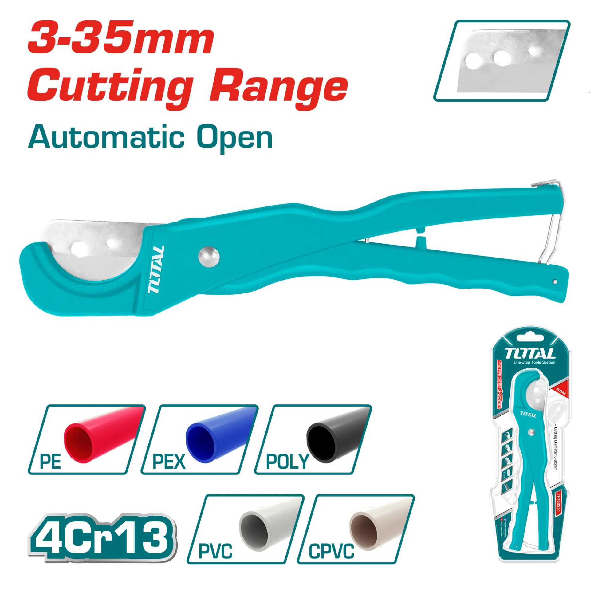 PVC pipe cutter 210mm THT53351
