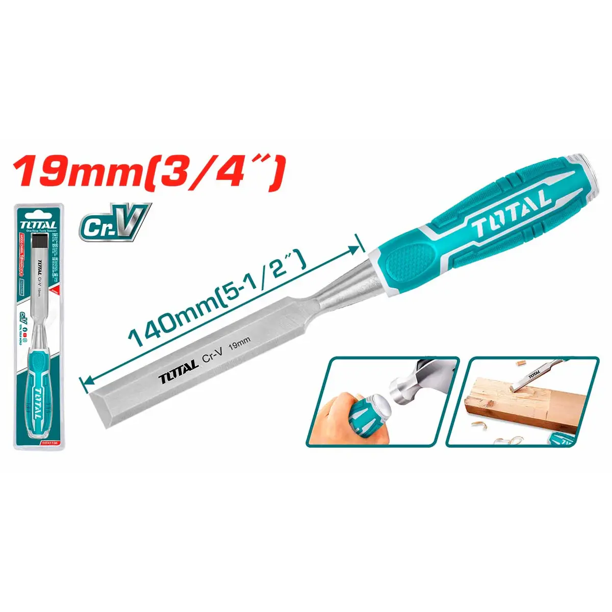 Wood chisel 19mm THT41196