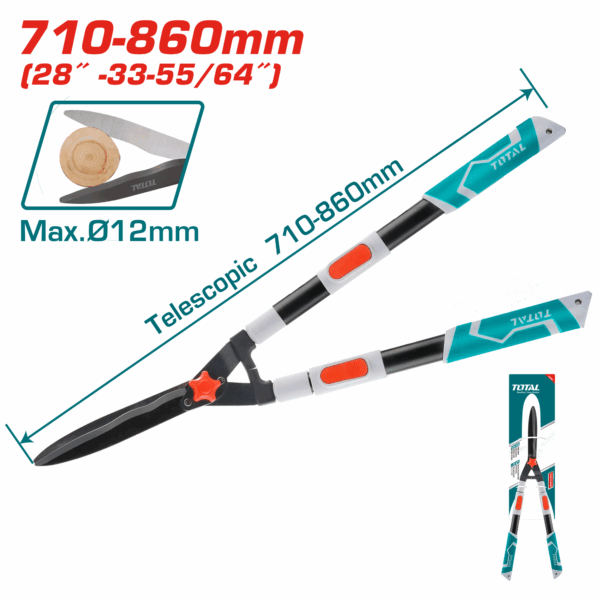 Telescopic hedge shear 710-860mm THTS1516306