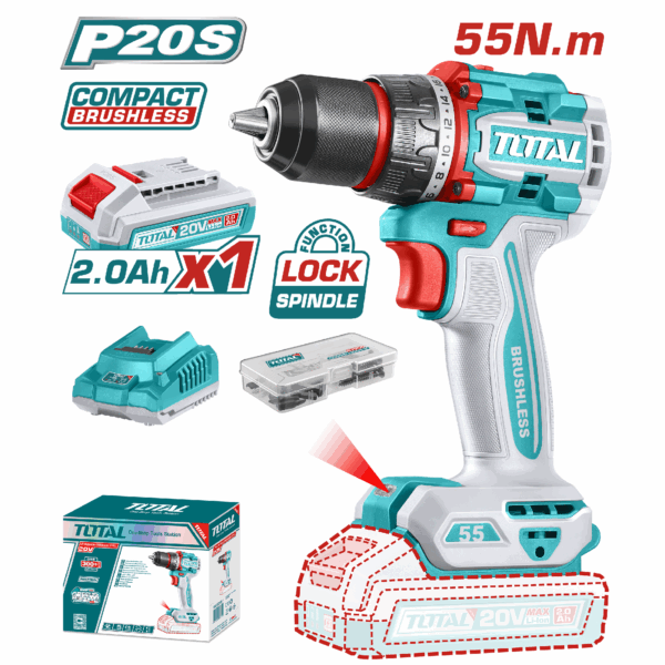 Compact Brushless Cordless Drill 20V TDLI205582