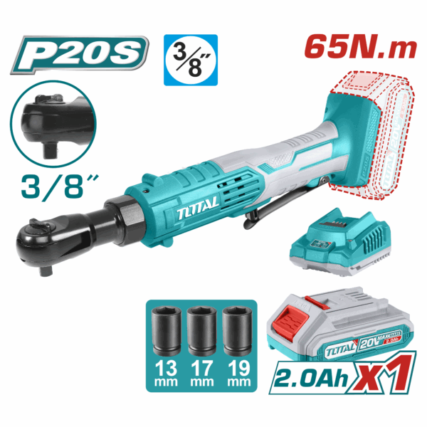 Cordless drive ratchet SET TDRLI2060151-1
