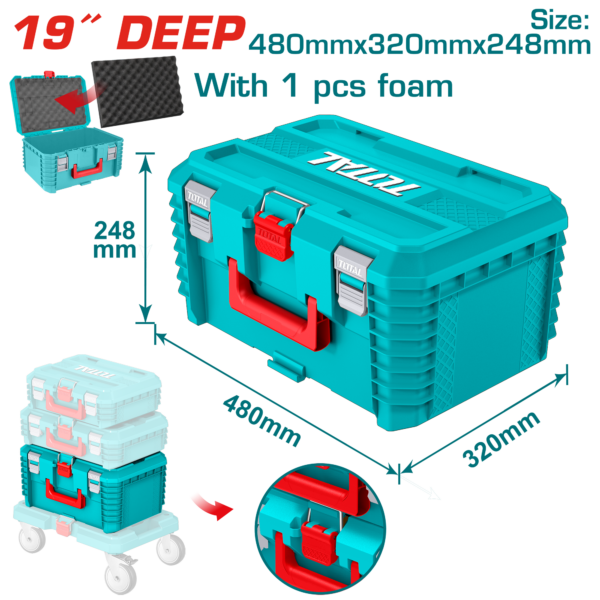 Stackable Tool Box 19" TPBXS103
